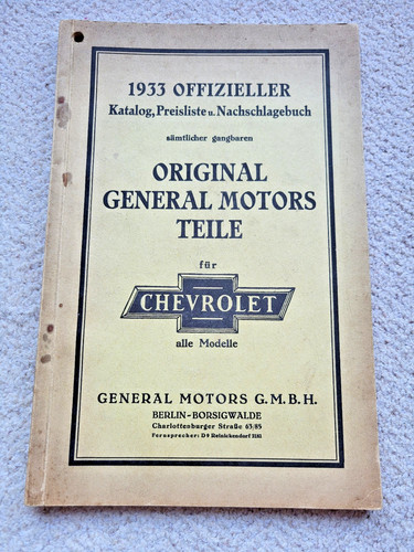 Chevrolet ersatzteil katalog - chevrolet,