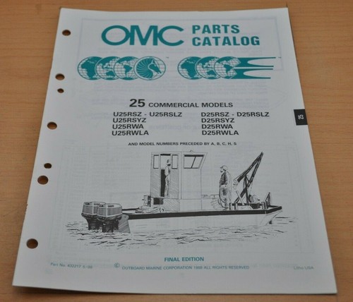 Omc commercial models - 25, 1988