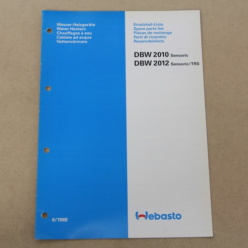 Webasto standheizung dbw2010 - webasto,