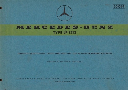 Mercedes benz 1213 - 1213, (1966)