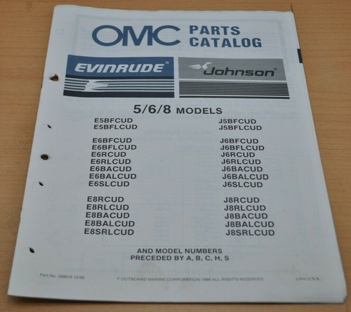 Omc parts catalog 1986 - 5,