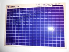 Suzuki  RM125 K1 Aug 2000