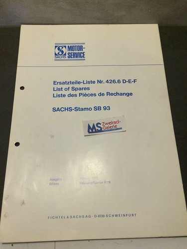 Sachs standmotor 93 - sachs,