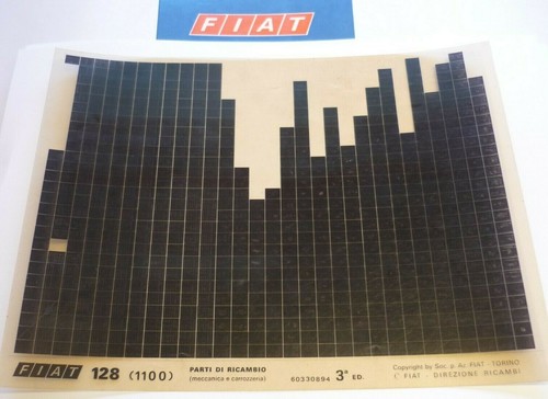 Fiat 128 auflage - fiat, 3.auflage