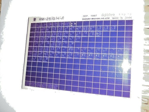 Suzuki rmi25 - suzuki, (g/h/j)