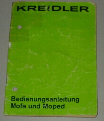 Betriebsanleitung kreidler - betriebsanleitung,