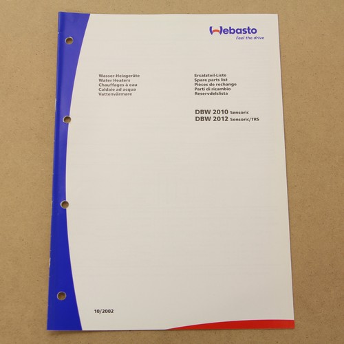 Webasto standheizung dbw2010 - webasto,