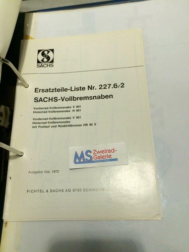 Sachs vollbremsnabe 901 hr - vollbremsnabe,