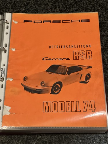 Original porsche rsr - original, 3.0