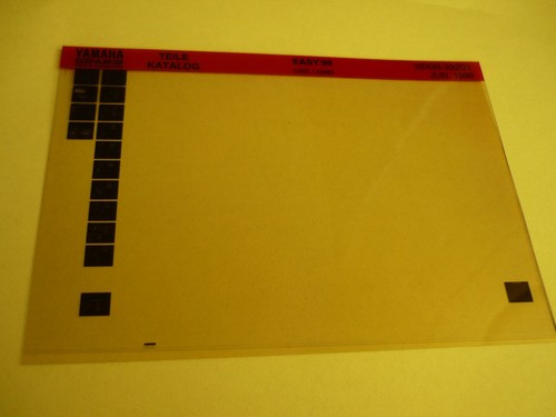 Yamaha teilekatalog pas - teilekatalog, pas´00