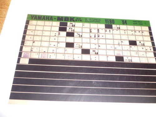 Mbk teilekatalog ye50 94 - teilekatalog, ´94